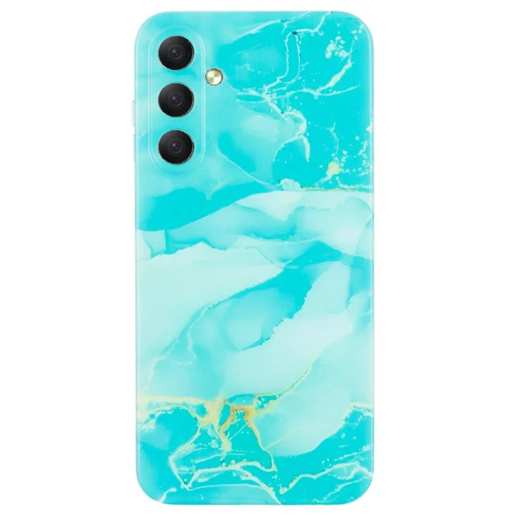 For Samsung Galaxy A16 5G Case Flexible TPU Marble Pattern Phone Cover