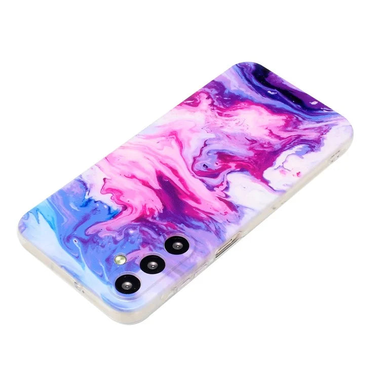 For Samsung Galaxy A16 5G Case Flexible TPU Marble Pattern Phone Cover