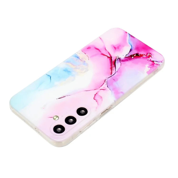 For Samsung Galaxy A16 5G Case Flexible TPU Marble Pattern Phone Cover