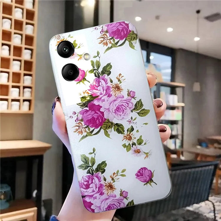 For Samsung Galaxy A06 Case Pattern Printing Cell Phone TPU Back Cover