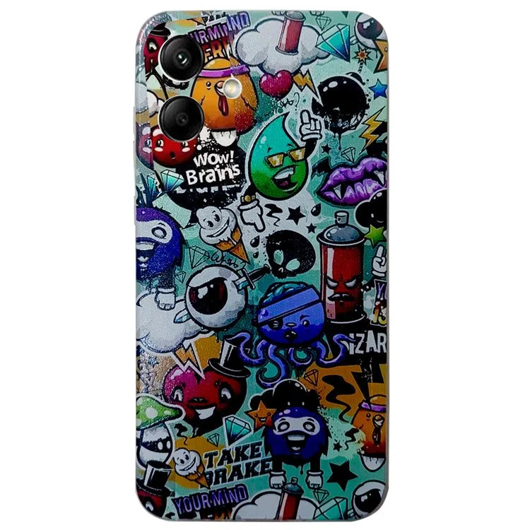 For Samsung Galaxy A06 Case Pattern Printing Cell Phone TPU Back Cover