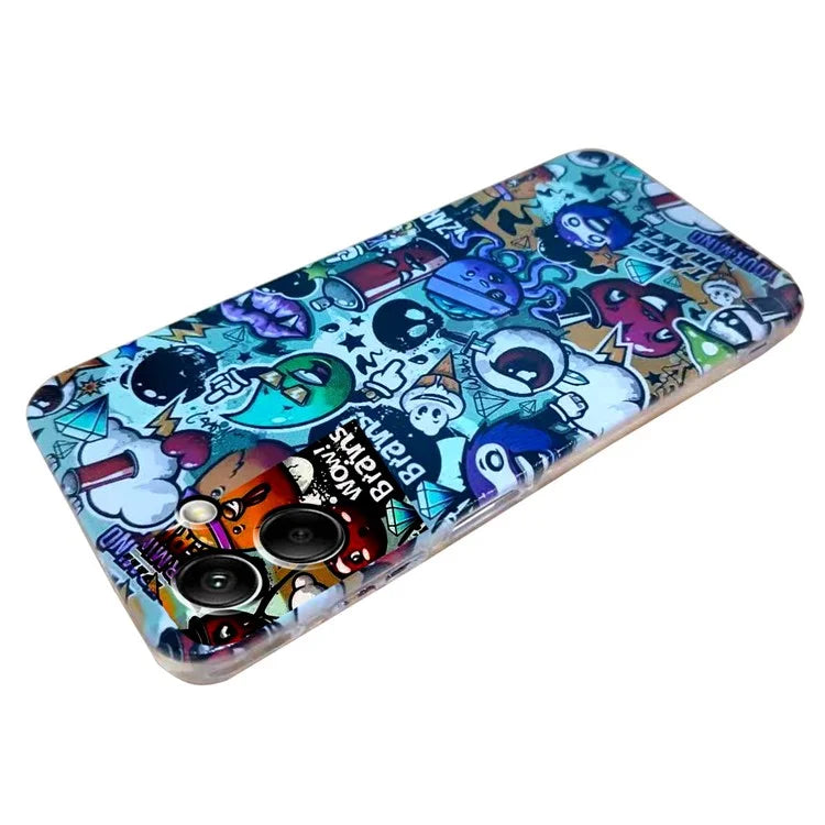 For Samsung Galaxy A06 Case Pattern Printing Cell Phone TPU Back Cover