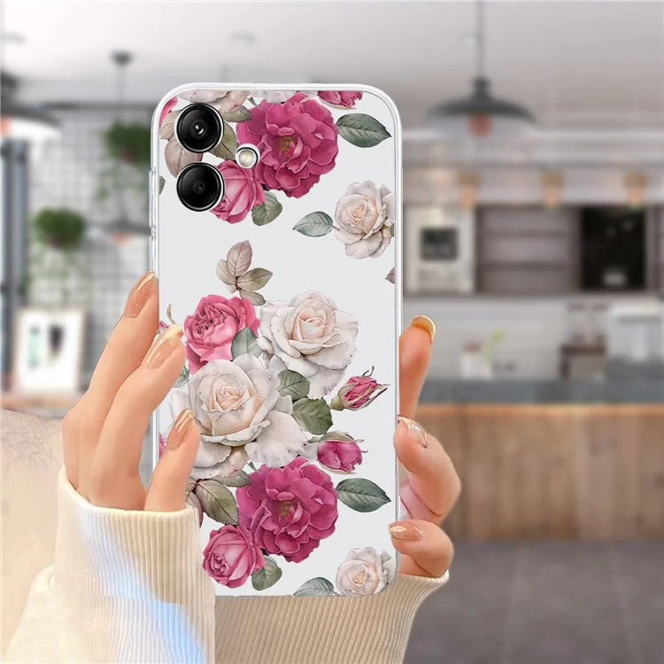 For Samsung Galaxy A06 Case Pattern Printing Soft TPU Back Phone Cover