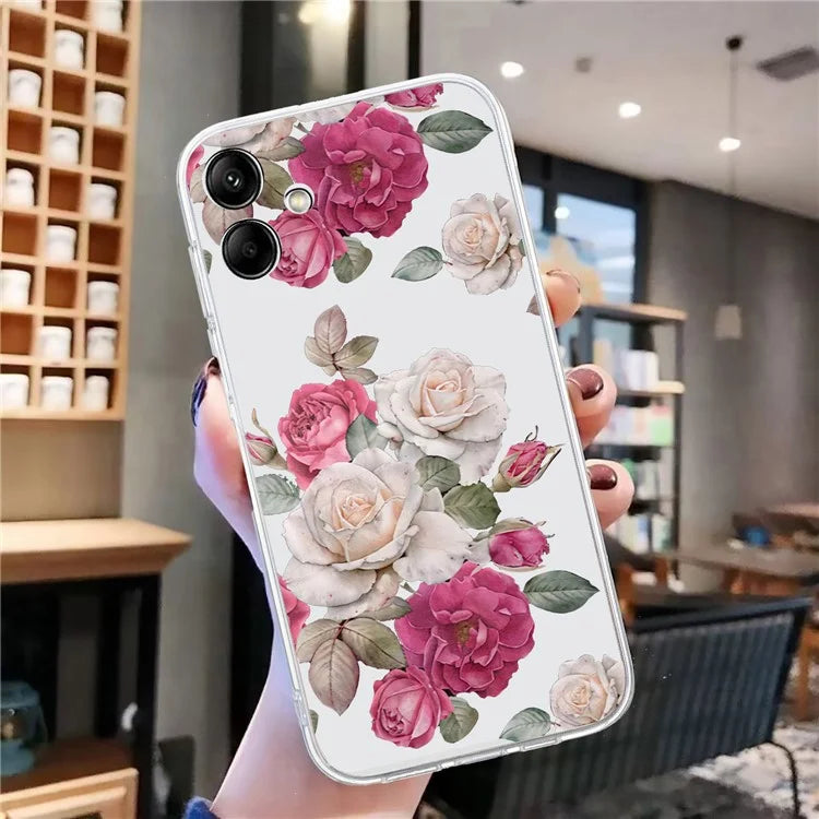 For Samsung Galaxy A06 Case Pattern Printing Soft TPU Back Phone Cover