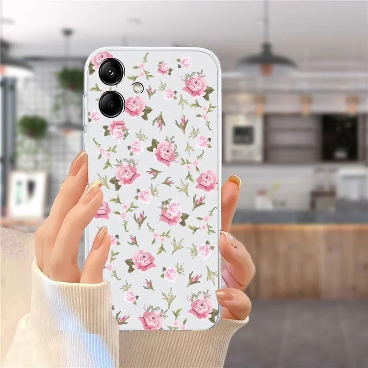 For Samsung Galaxy A06 Case Pattern Printing Soft TPU Back Phone Cover