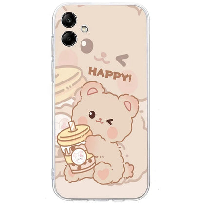 For Samsung Galaxy A06 Case Pattern Printing Soft TPU Back Phone Cover