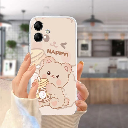 For Samsung Galaxy A06 Case Pattern Printing Soft TPU Back Phone Cover