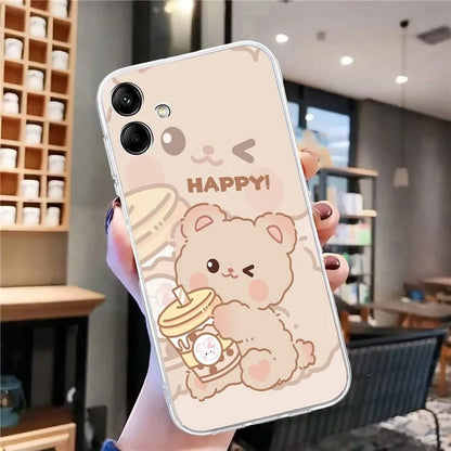 For Samsung Galaxy A06 Case Pattern Printing Soft TPU Back Phone Cover