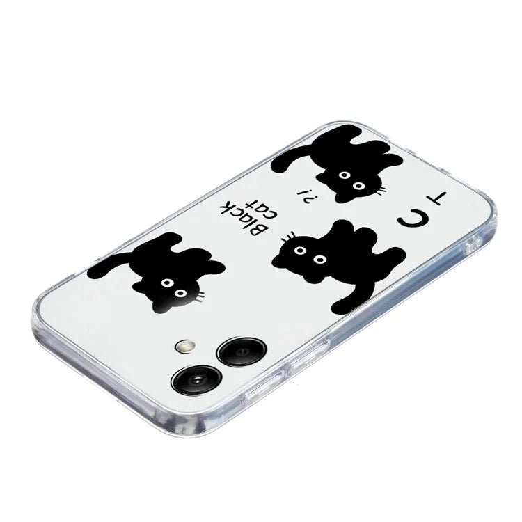 For Samsung Galaxy A06 Case Pattern Printing Soft TPU Back Phone Cover