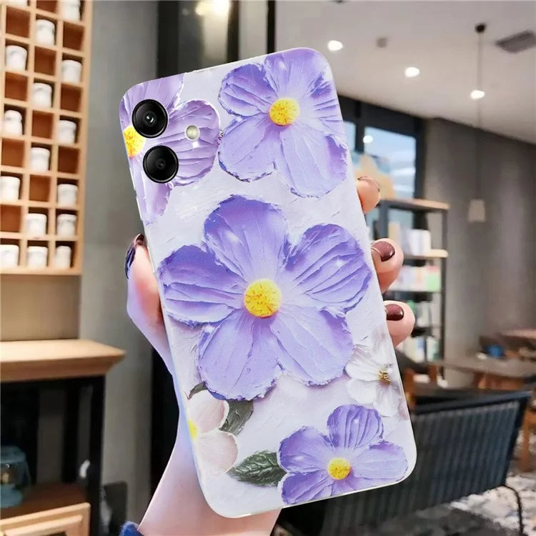 For Samsung Galaxy A06 Case Pattern Printing Soft TPU Back Phone Cover