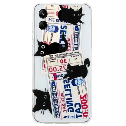 For Samsung Galaxy A06 Case Pattern Printing Soft TPU Back Phone Cover