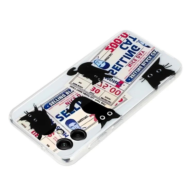 For Samsung Galaxy A06 Case Pattern Printing Soft TPU Back Phone Cover