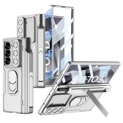 GKK For Samsung Galaxy Z Fold6 5G Kickstand Case Magnetic Hinge Protection PC Phone Cover with Screen Film
