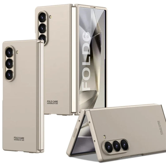 GKK For Samsung Galaxy Z Fold6 5G Case Compatible with MagSafe PC Phone Cover with Screen Film