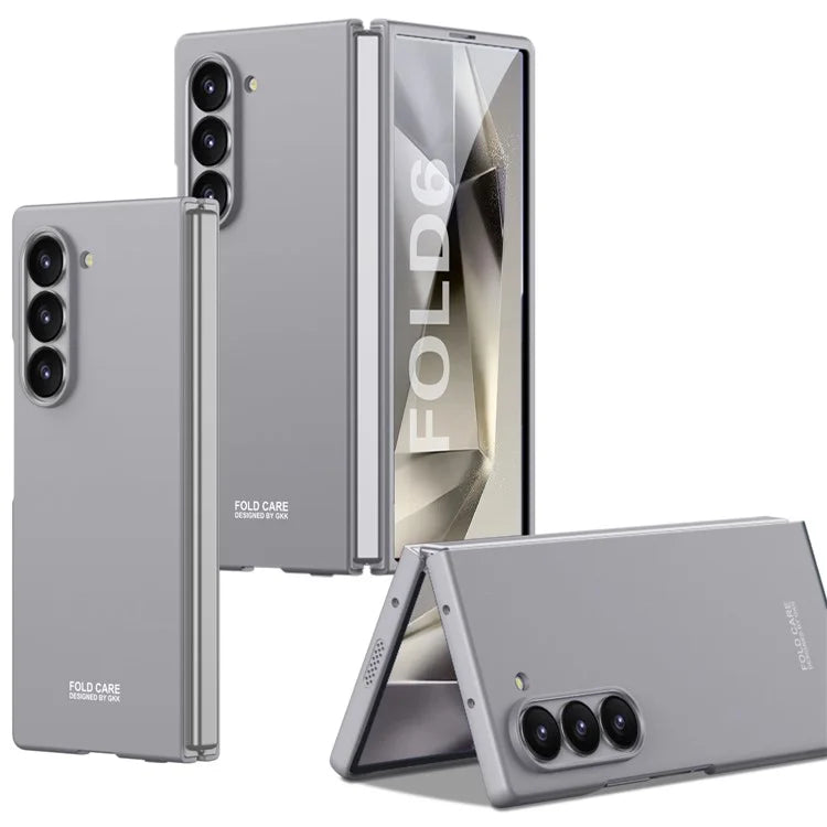GKK For Samsung Galaxy Z Fold6 5G Case Compatible with MagSafe PC Phone Cover with Screen Film