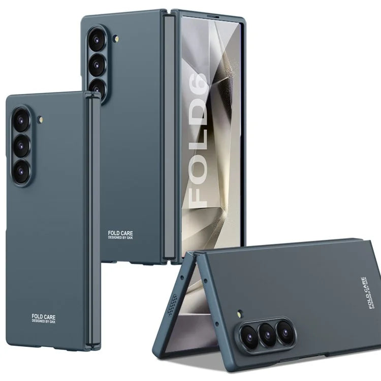 GKK For Samsung Galaxy Z Fold6 5G Case Compatible with MagSafe PC Phone Cover with Screen Film