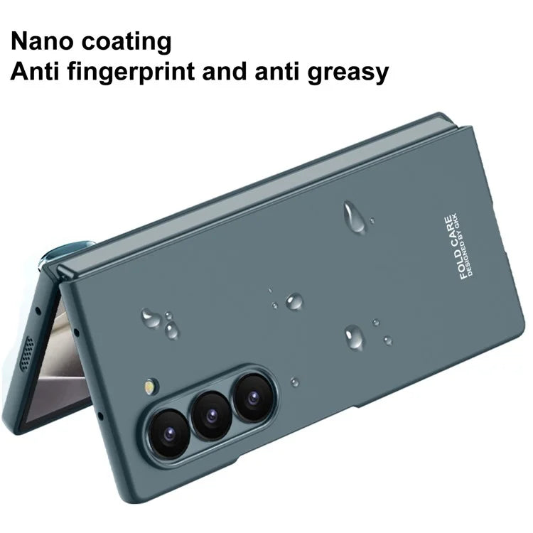 GKK For Samsung Galaxy Z Fold6 5G Case Compatible with MagSafe PC Phone Cover with Screen Film