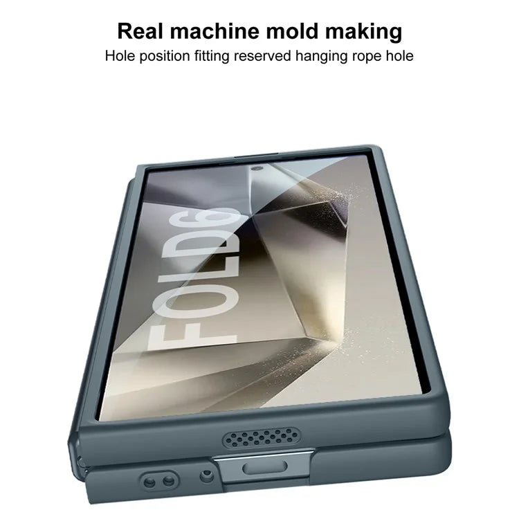 GKK For Samsung Galaxy Z Fold6 5G Case Compatible with MagSafe PC Phone Cover with Screen Film