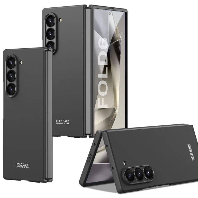 GKK For Samsung Galaxy Z Fold6 5G Case Compatible with MagSafe PC Phone Cover with Screen Film