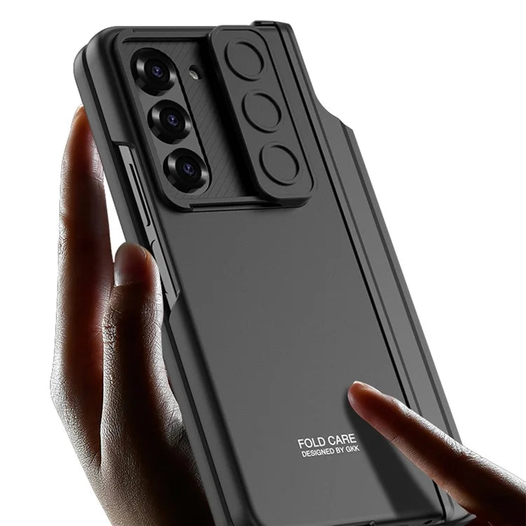 GKK For Samsung Galaxy Z Fold6 5G Kickstand Case Magnetic Hinge Protection PC Phone Cover with Screen Film