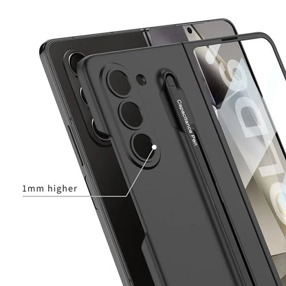GKK For Samsung Galaxy Z Fold6 5G Case with Screen Film, Pencil Ultra Thin PC Phone Cover