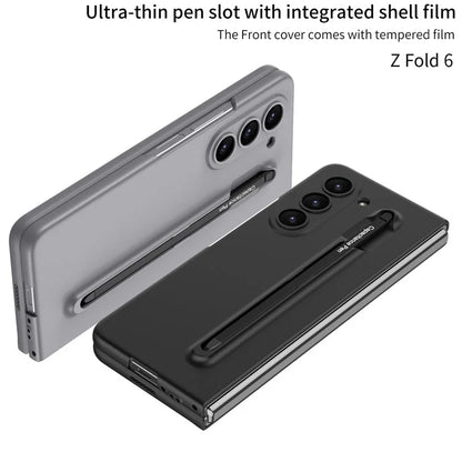 GKK For Samsung Galaxy Z Fold6 5G Case with Screen Film, Pencil Ultra Thin PC Phone Cover