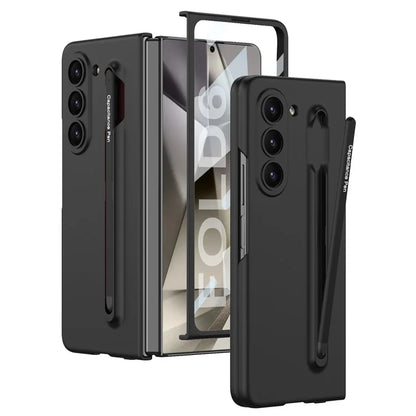 GKK For Samsung Galaxy Z Fold6 5G Case with Screen Film, Pencil Ultra Thin PC Phone Cover