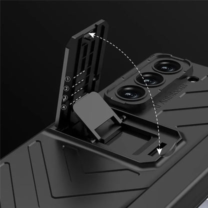 GKK For Samsung Galaxy Z Fold6 5G Case Magnetic Hinge Protection Kickstand PC Phone Cover with Screen Film