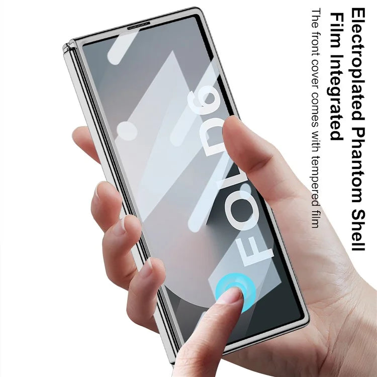 GKK For Samsung Galaxy Z Fold6 5G Case Shockproof PC Phone Cover with Back Screen Film