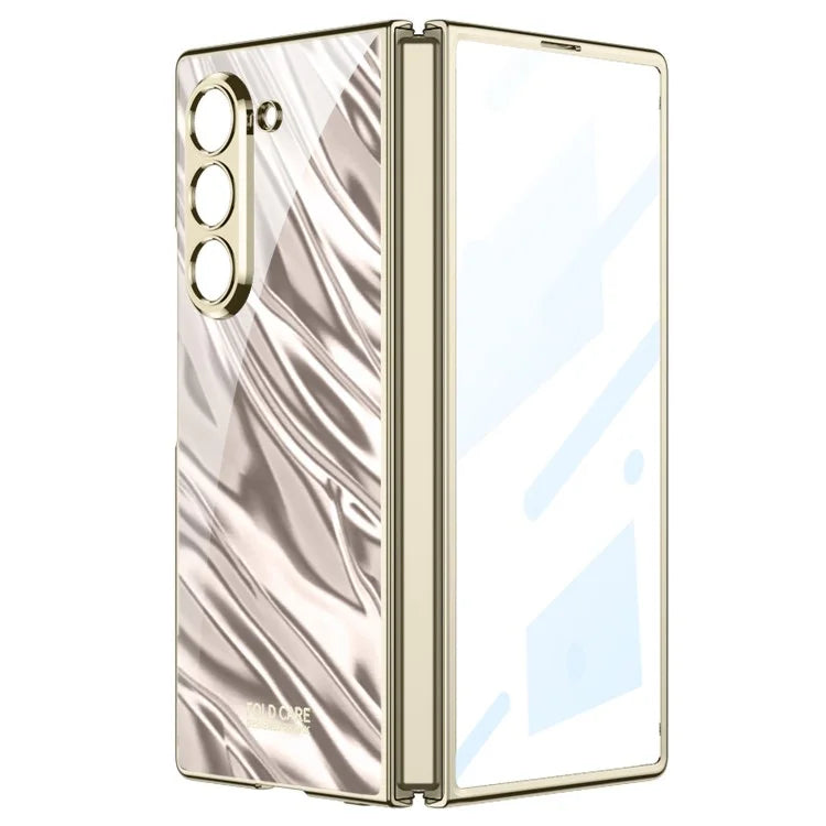 GKK For Samsung Galaxy Z Fold6 5G Case Shockproof PC Phone Cover with Back Screen Film