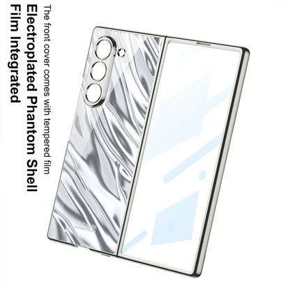 GKK For Samsung Galaxy Z Fold6 5G Case Shockproof PC Phone Cover with Back Screen Film