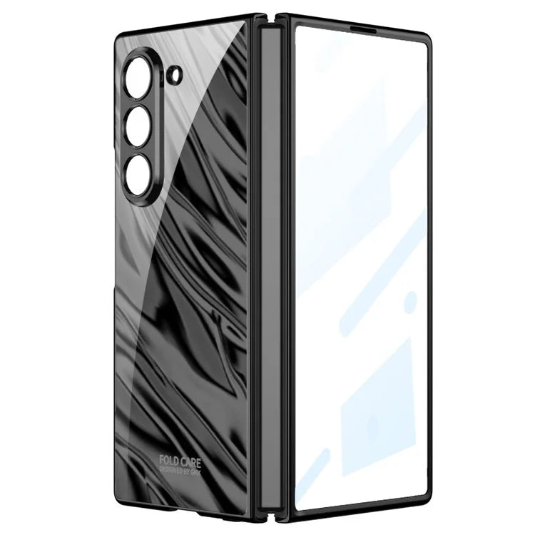 GKK For Samsung Galaxy Z Fold6 5G Case Shockproof PC Phone Cover with Back Screen Film