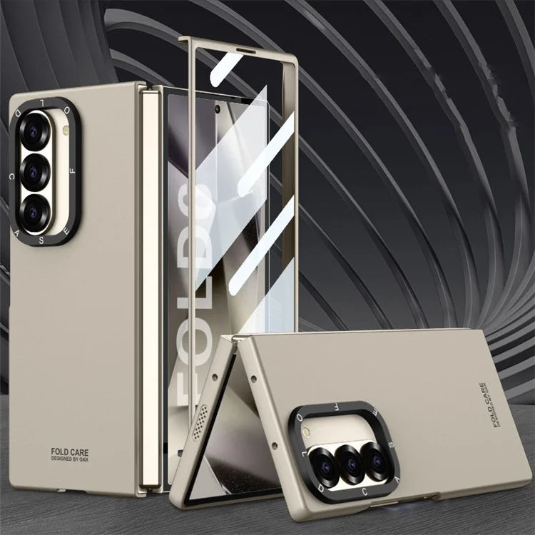 GKK For Samsung Galaxy Z Fold6 5G Case with Screen Film Ultra Thin PC Phone Cover