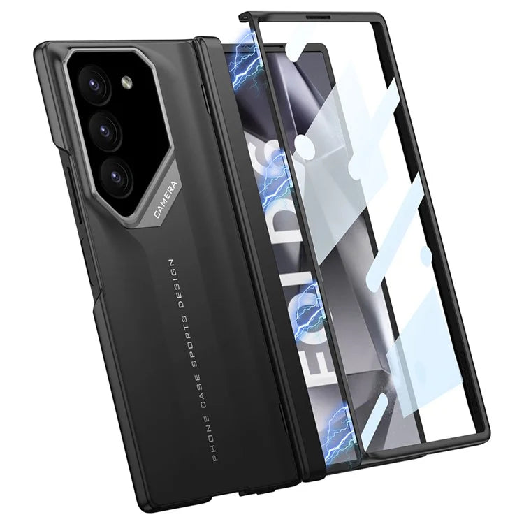 GKK For Samsung Galaxy Z Fold6 5G Case Shockproof PC Phone Cover with Screen Film