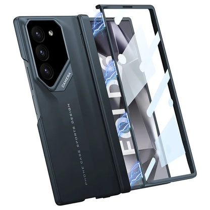 GKK For Samsung Galaxy Z Fold6 5G Case Shockproof PC Phone Cover with Screen Film