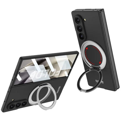 GKK For Samsung Galaxy Z Fold6 5G Kickstand Case Magnetic PC Phone Cover with Screen Film