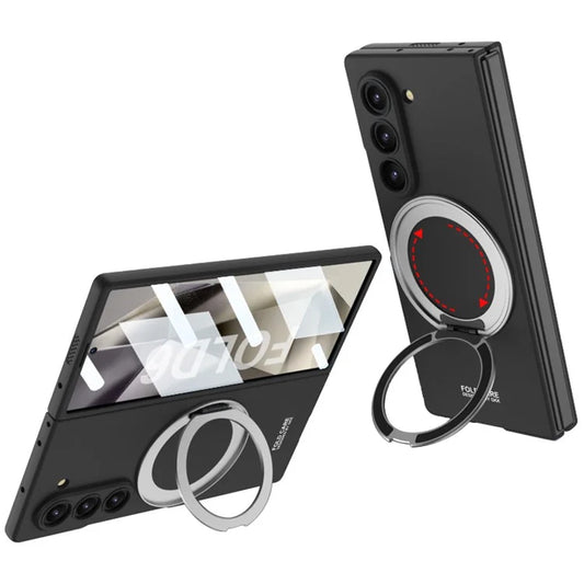 GKK For Samsung Galaxy Z Fold6 5G Kickstand Case Magnetic PC Phone Cover with Screen Film