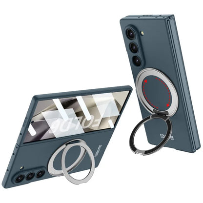 GKK For Samsung Galaxy Z Fold6 5G Kickstand Case Magnetic PC Phone Cover with Screen Film