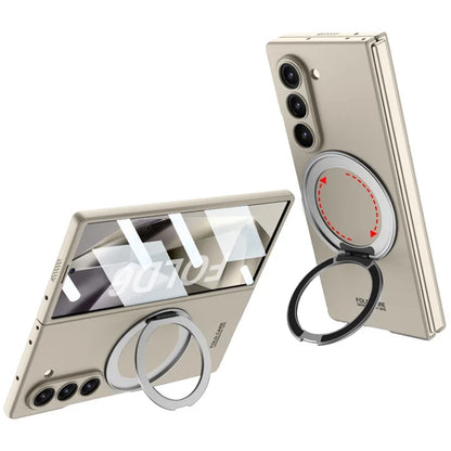 GKK For Samsung Galaxy Z Fold6 5G Kickstand Case Magnetic PC Phone Cover with Screen Film