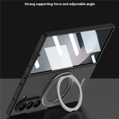 GKK For Samsung Galaxy Z Fold6 5G Kickstand Case Magnetic PC Phone Cover with Screen Film