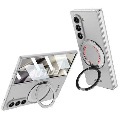 GKK For Samsung Galaxy Z Fold6 5G Kickstand Case Magnetic PC Phone Cover with Screen Film