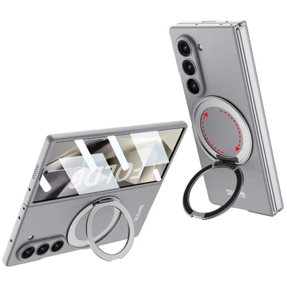 GKK For Samsung Galaxy Z Fold6 5G Kickstand Case Magnetic PC Phone Cover with Screen Film