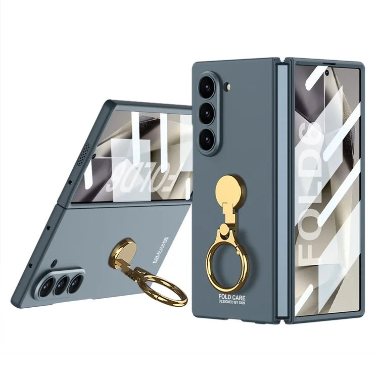 GKK For Samsung Galaxy Z Fold6 5G Case Hard PC Shockproof Phone Cover with Screen Film