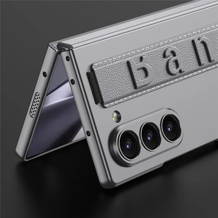 GKK For Samsung Galaxy Z Fold6 5G Case Band Strap Hard PC Phone Cover with Screen Film