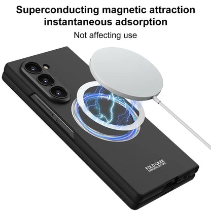 GKK For Samsung Galaxy Z Fold6 5G Magnetic Case PC Phone Cover with Screen Film
