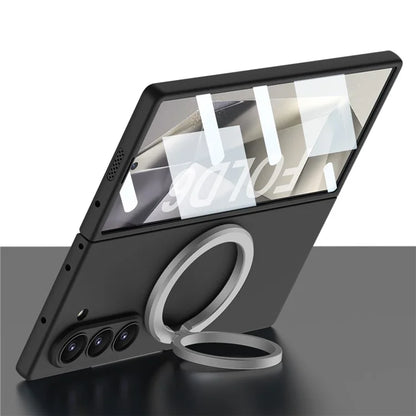 GKK For Samsung Galaxy Z Fold6 5G Magnetic Case PC Phone Cover with Screen Film