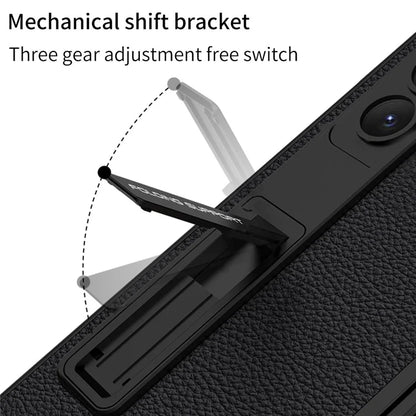 GKK For Samsung Galaxy Z Fold6 5G Case Shockproof Hard PC+PU Phone Cover with Screen Film