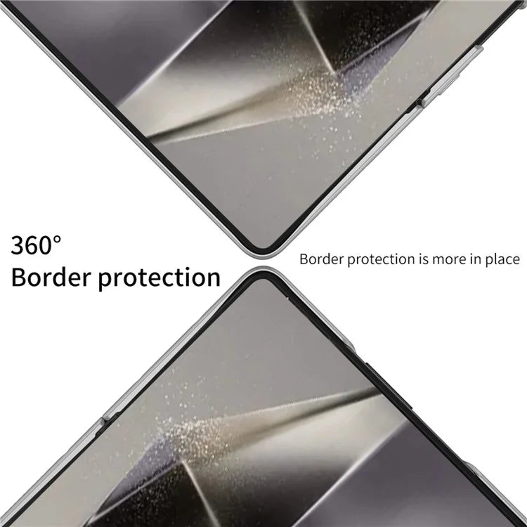 GKK For Samsung Galaxy Z Fold6 5G Case Shockproof Hard PC+PU Phone Cover with Screen Film