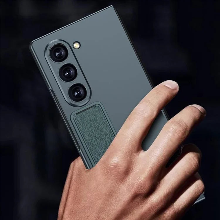 GKK For Samsung Galaxy Z Fold6 5G Case Shockproof Hard PC Kickstand Phone Cover with Screen Film