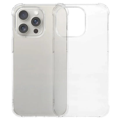 KALEBOL KLB-TPU002 For iPhone 16 Pro Max Case 1.5mm TPU Airbag Corners Clear Phone Cover